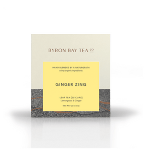 Ginger Zing Teabag Box 20tb Teabag Byron Bay Tea Company 