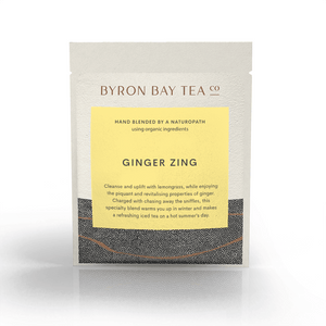 Ginger Zing Leaf Sachet Tea Leaf Byron Bay Tea Company 