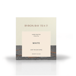 White Leaf Box 30g Tea Leaf Byron Bay Tea Company 