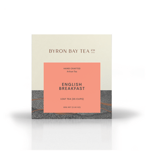 English Breakfast Leaf Box 80g Tea Leaf Byron Bay Tea Company 