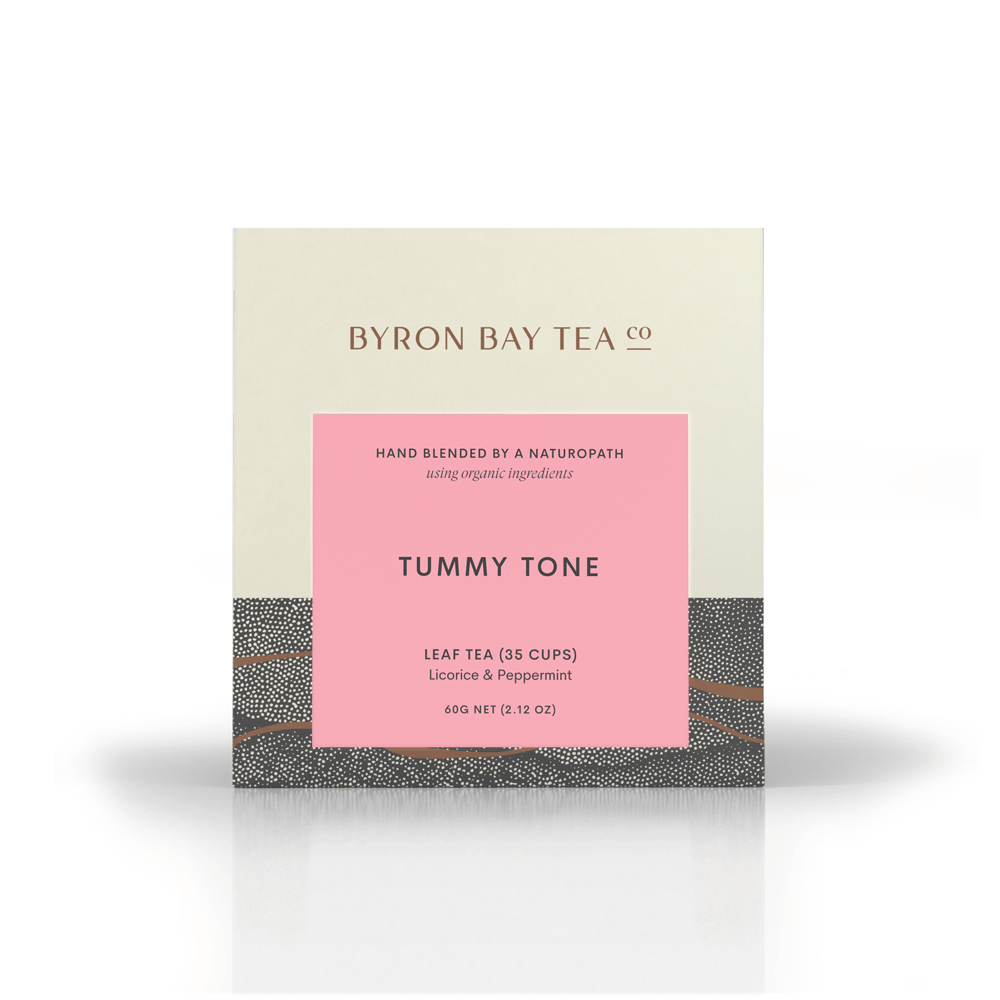 Tummy Tone Leaf Box 60g Tea Leaf Byron Bay Tea Company 